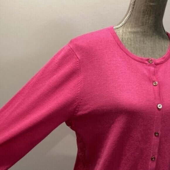 Cable & Gauge Pink Cardigan sweater Size xlarge​​​ - Picture 7 of 12